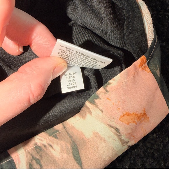 Bar III Marble-Print Wrap Dress Size XS - Picture 9 of 9